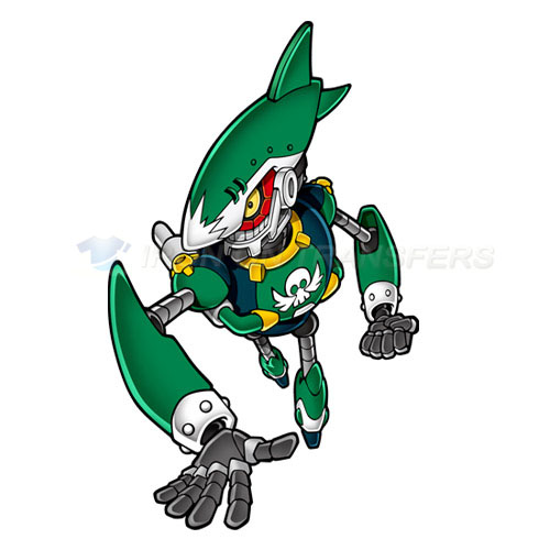 Sonic the Hedgehog Iron-on Stickers (Heat Transfers)NO.5335